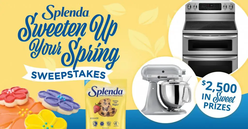 Win A KitchenAid Oven And More In The USA Today Splenda Sweeten Up Your Spring Sweepstakes