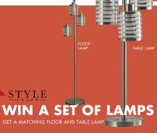 Win a Lamp Set for Free