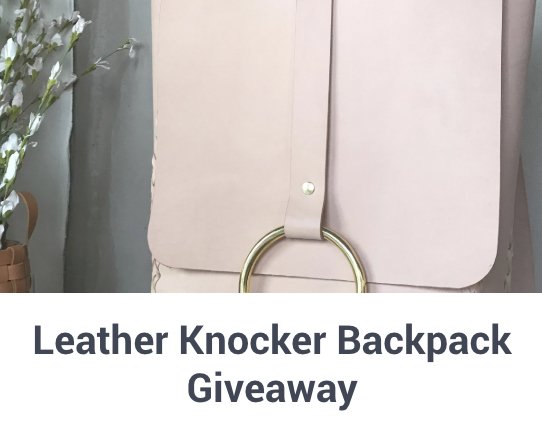 Win a Leather Knocker Backpack