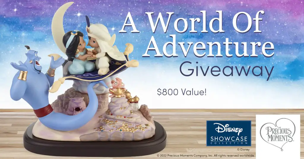 Win A Limited Edition Disney Aladdin Figurine In The Precious Moments Masterpiece Figurine Giveaway