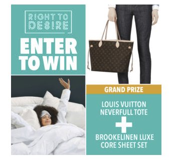 Win a Louis Vuitton Purse, Luxury Sheets and More