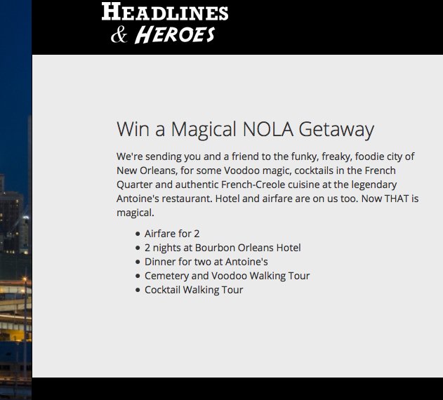 Win a Magical NOLA Getaway