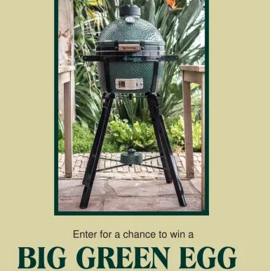 Win A MiniMax Big Green Egg Grill And Accessories