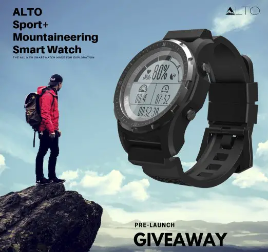 Win a New $200 ALTO Mountaineering/Sports Smartwatch