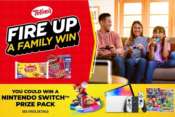 Win A Nintendo Switch Prize Package In The Totino's Nintendo Switch Sweepstakes