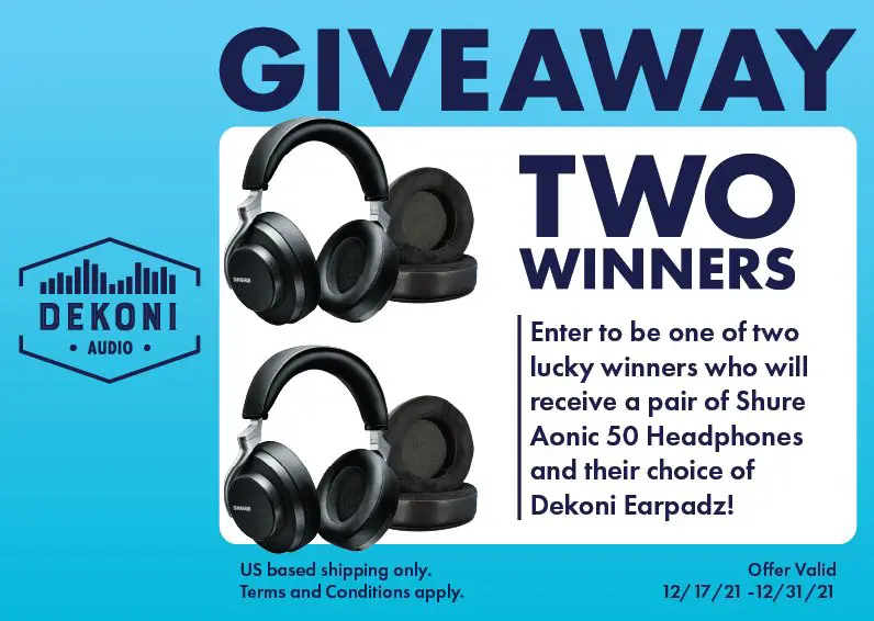 Win A Pair Of Shure Aonic 50 Noise Cancelling Headphones