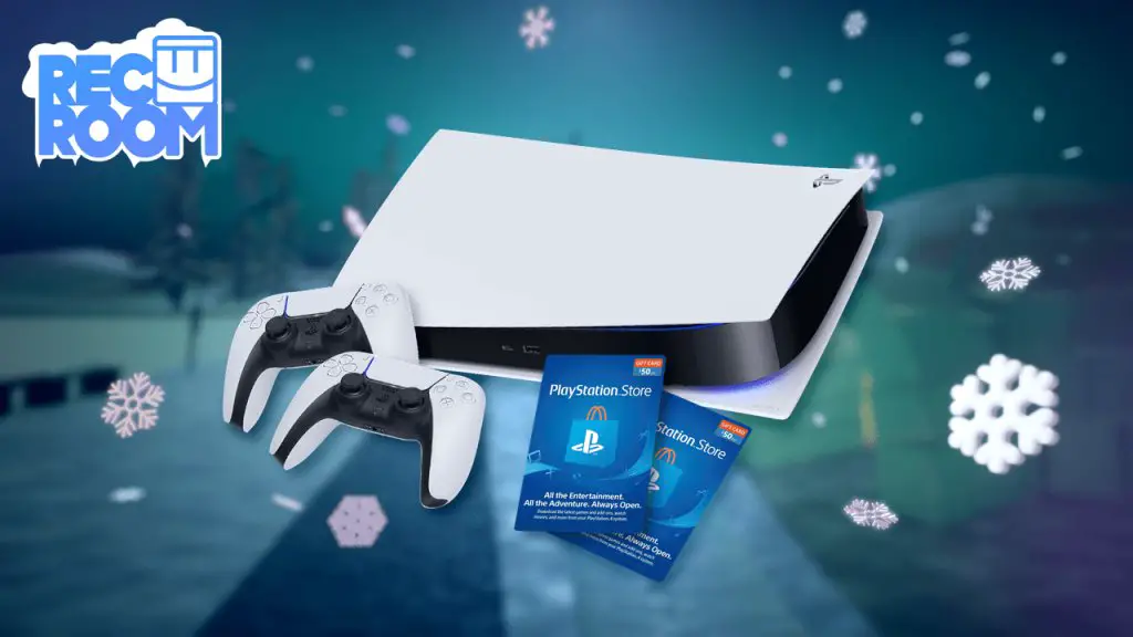 Win A PS5 And A $50 PlayStation Gift Card In The Rec Room PS5 Winter Wonderland Giveaway