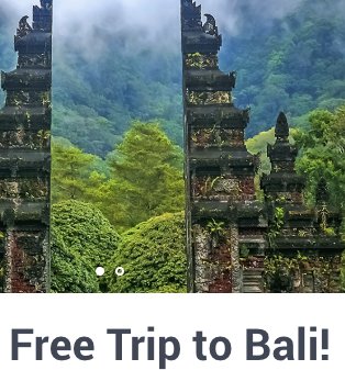 Win a Quick Trip to Bali!