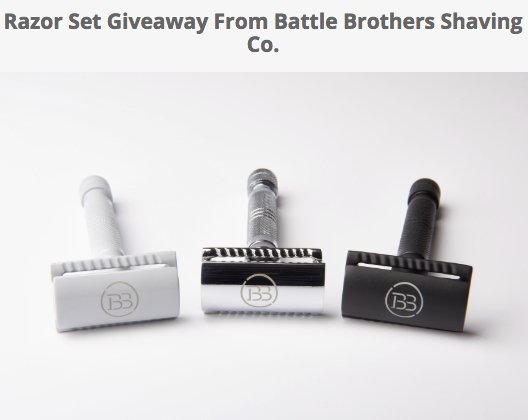 Win a Razor Set Giveaway From Battle Brothers Shaving Co.
