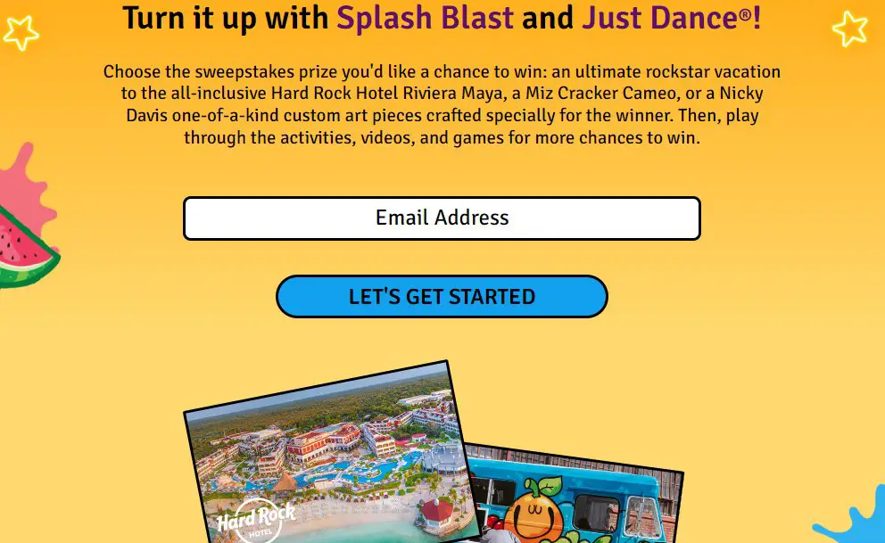 Win A Rockstar Vacation In The Splash Blast Just Dance Bottled Beats Giveaway