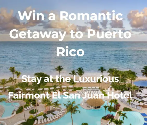 Win A Romantic Getaway To Puerto Rico In The Romantic Escape Sweepstake