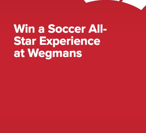 Win a Soccer All Star Experience at Wegmans