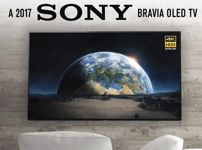 Win a SONY Bravia 4k XBR OLED TV