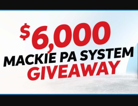 Win A Sound System Worth $6,000 In Sweetwater Music's Mackie PA System Giveaway