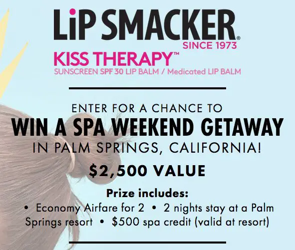 Win A Spa Weekend Getaway Sweepstakes