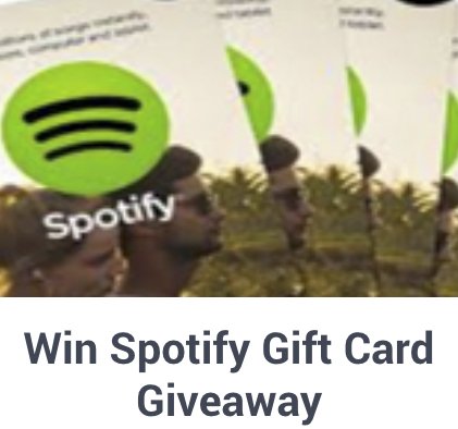 Win a Spotify Gift Card