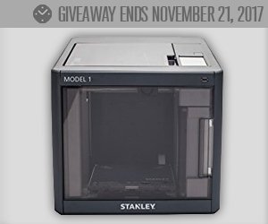 Win a STANLEY Model 1 3D Printer