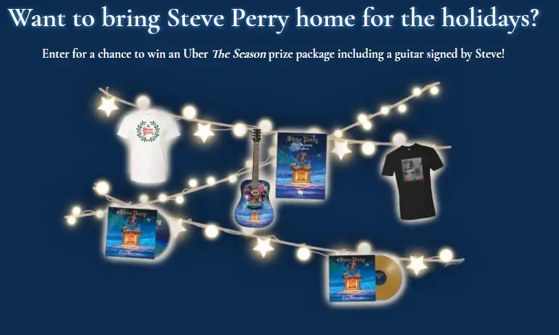 Win A Steve Perry- Signed Guitar And More In The Steve Perry “The Season” Sweepstakes
