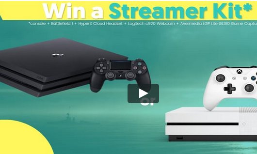 Win a Streamer Kit + PlayStation 4 Pro