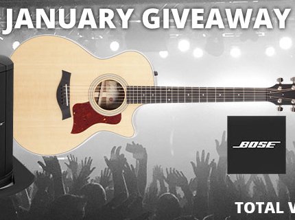 Win a Taylor Acoustic/Electric Guitar & a Bose PA