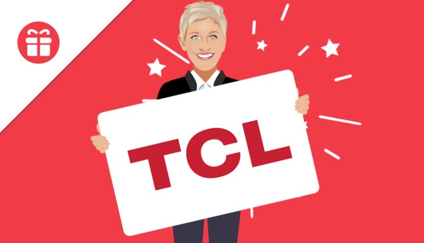Win A TCL 65' Roku TV  In The Ellen DeGeneres Show Roku TV Giveaway