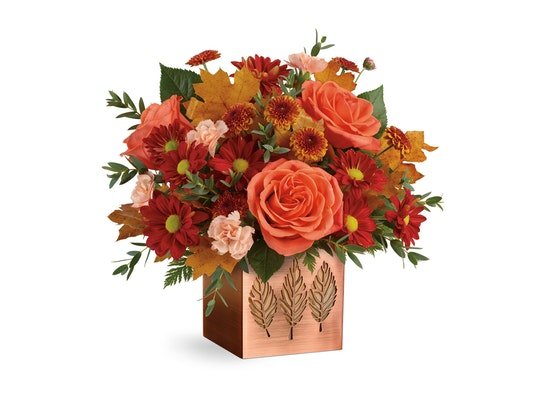 Win a Teleflora Copper Petals Bouquet!