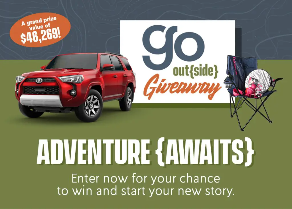 Win A Toyota 4Runner Truck In The Bassmaster Go Out{side} Giveaway