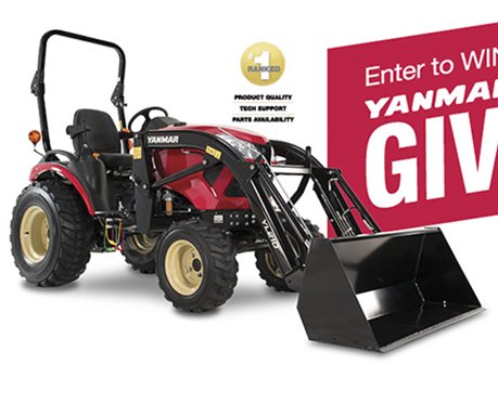 Win a $18,853. Tractor: Yanmar Tractor