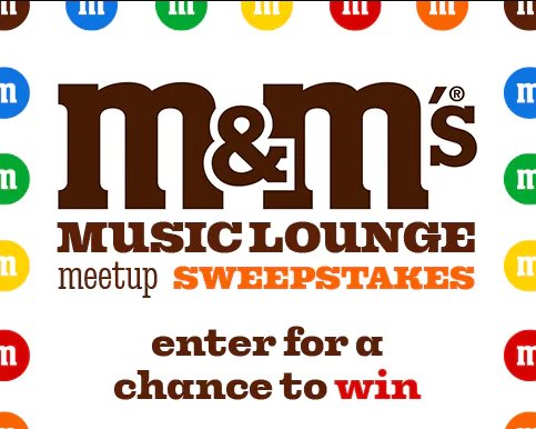 Win A Trip For 2 People To LA, California For The American Song Contest Finale In The M&M's Music Lounge Sweepstakes