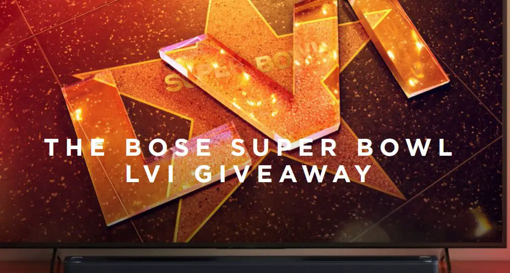 Win A Trip For 2 People To Los Angeles Plus Tickets To The Super Bowl In The Bose Super Bowl LVI Giveaway