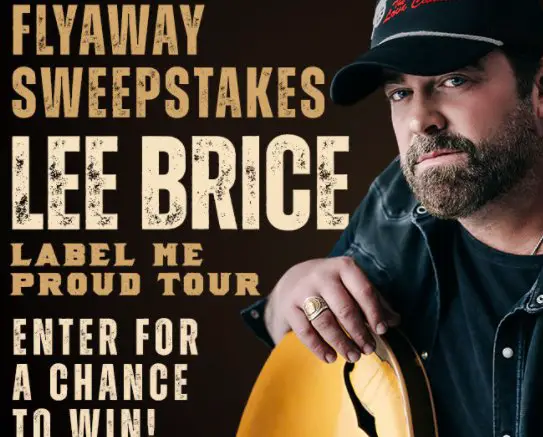 Win A Trip For 2 To A Lee Brice Concert