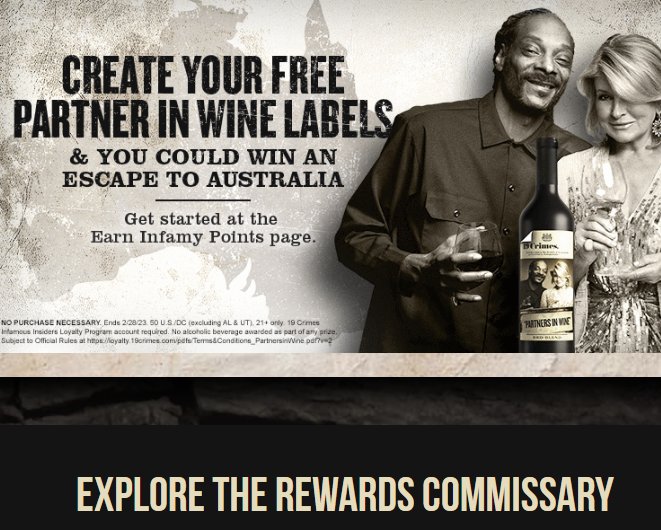 Win A Trip For 2 To Australia In The Partners In Wine Label Sweepstakes