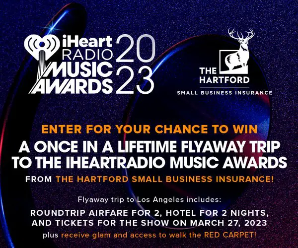 Win A Trip For 2 To The 2023 iHeartRadio Music Awards