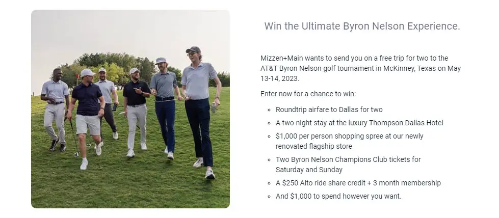Win A Trip For 2 To The AT&T Byron Nelson Golf Tournament In McKinney, Texas
