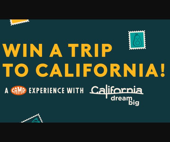 Win A Trip For 4 To California In The CAMP.com Trip To California Sweepstakes