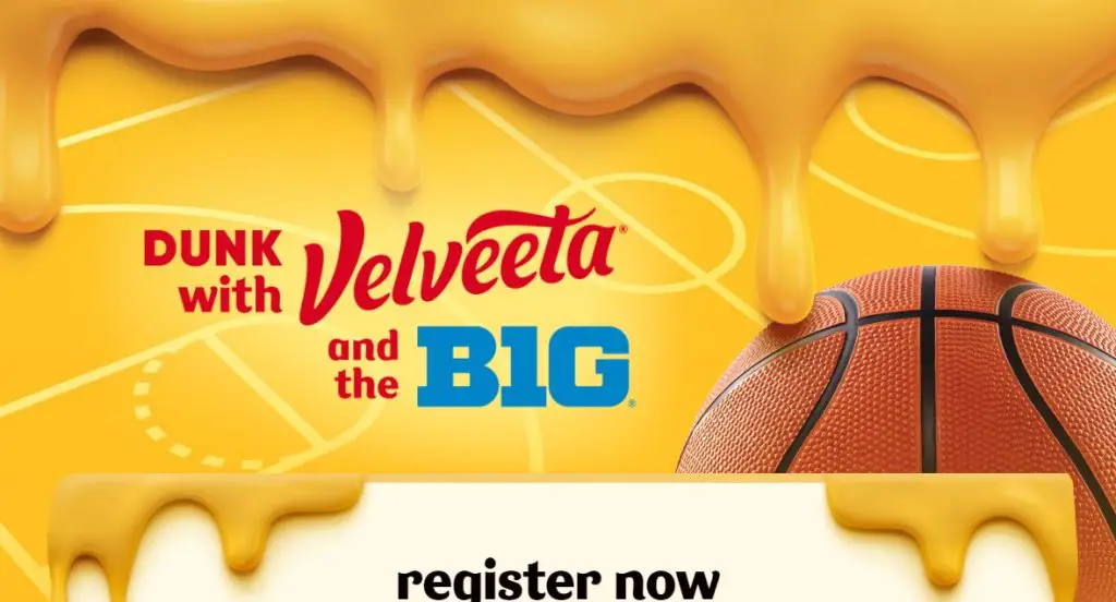 Win A Trip For 4 To Indianapolis For A Big Ten Championship Experience In The DunkWithVelveeta.com Sweepstakes And Instant Win Game