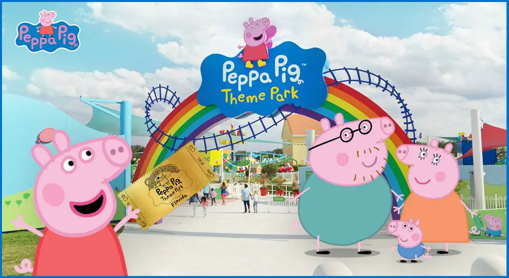 Win A Trip For 5 To The Peppa Pig Theme Park In Orlando, FL