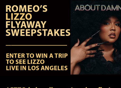 Win A Trip for Two People To Los Angeles For A LIZZO Concert