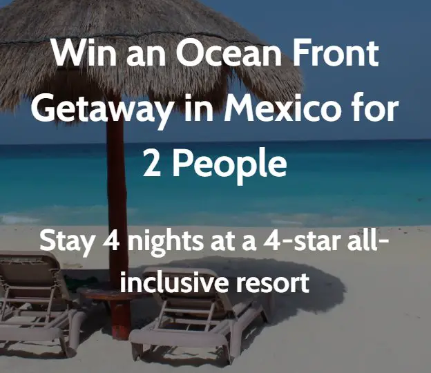 Win A Trip For Two To Mexico In The Sivana Oceanfront Getaway In Mexico Sweepstakes