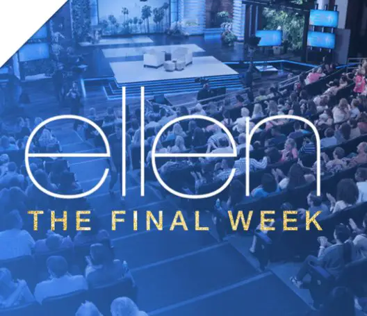 Win A Trip + Tickets To The Taping Of One Of The Final Episodes Of The Ellen Degeneres Show