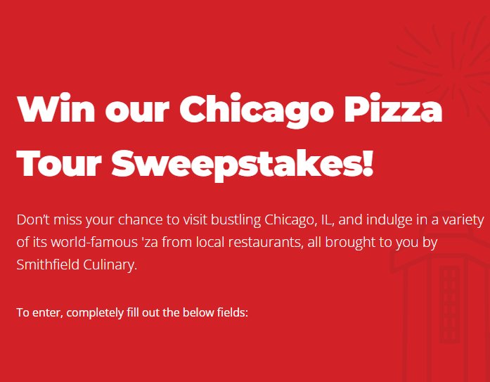 Win A Trip To Chicago For A Pizza Tour