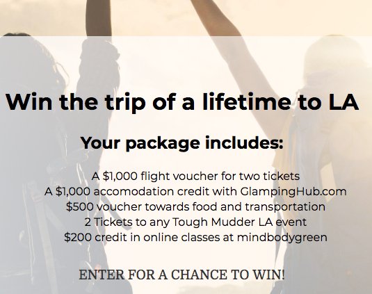 Win a Trip to LA Sweepstakes