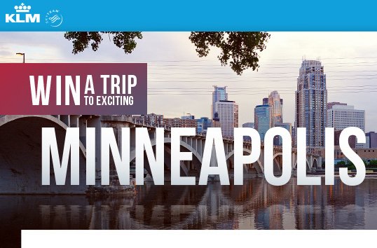 Win A Trip To Minneapolis Sweepstakes