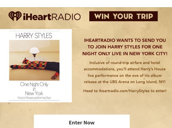 Win A Trip To New York For A Harry Styles Concert - Harry's House Live In New York