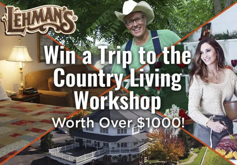 Win a Trip to the Country Workshop