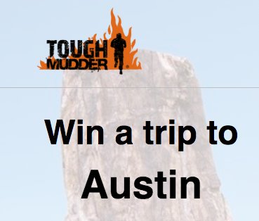 Win a Trip to Tough Mudder Austin