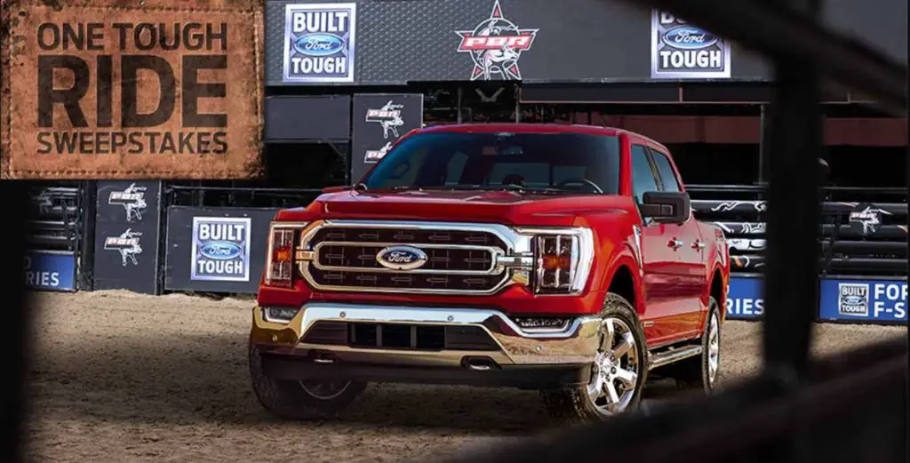 Win A Truck In The Ford's Built Ford Tough One Tough Ride Sweepstakes