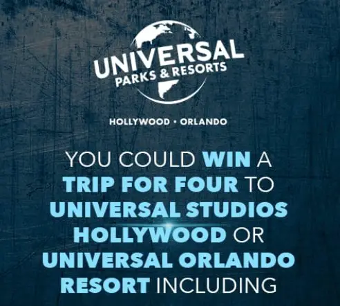 Win A Universal Parks & Resorts Vacation For 4 In California Or Florida