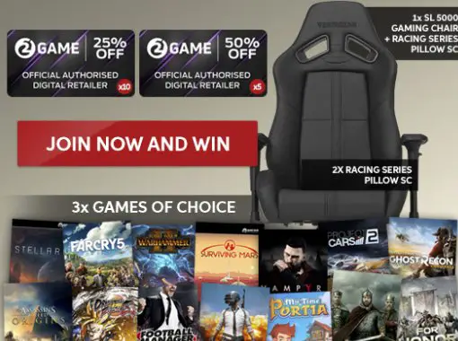 Win a Vertagear Gaming Chair and Games Bundle