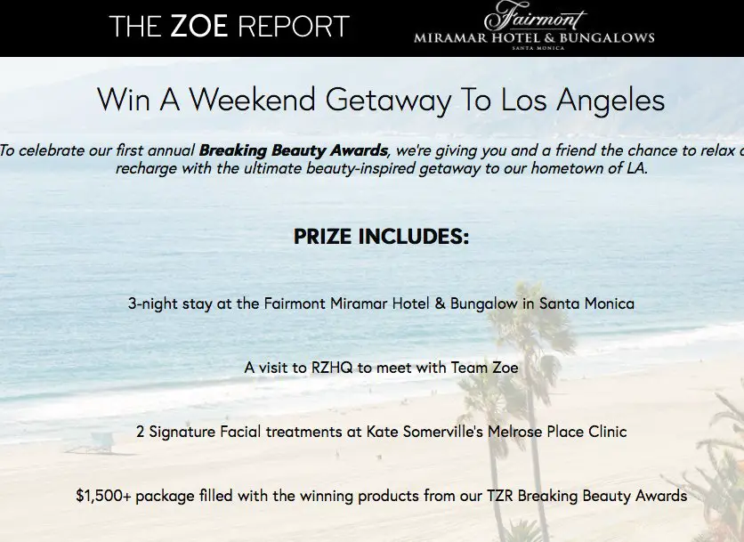 Win A Weekend Getaway To LA